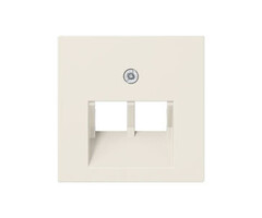 Jung Jung Afdekplaat 2xRJ45/RJ11 wit (creme) A569-2BFPLUA