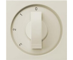Gira Gira Afdekking 3-standen (ventilator) schakelaar Wit (creme) 066501