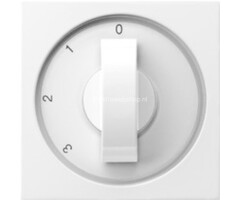Gira Gira Afdekking 3-standen (ventilator) schakelaar Zuiver wit (hagelwit) MAT 066527