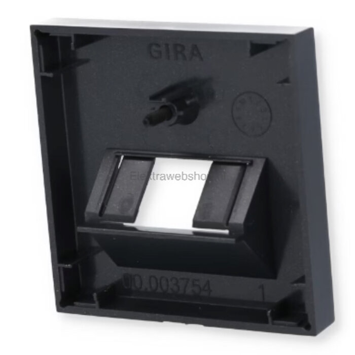 Gira Gira Afdekplaat RJ45 / RJ11 enkel en dubbel antraciet 027028
