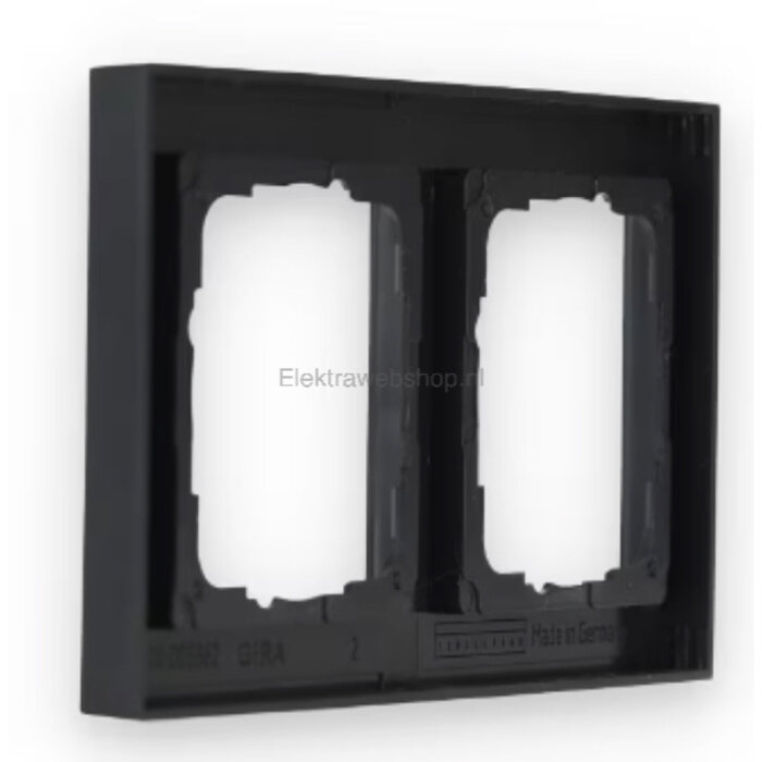 Gira Gira E2 Afdekraam 2 voudig antraciet 021223