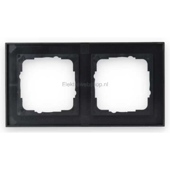 Gira Gira E2 Afdekraam 2 voudig antraciet 021223