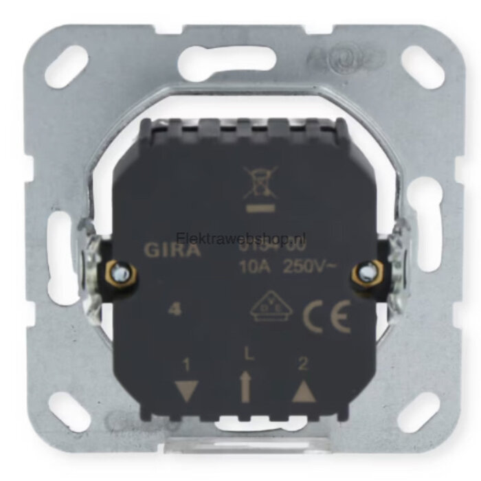 Gira Gira Basiselement - jaloezie rolluikschakelaar | 015400