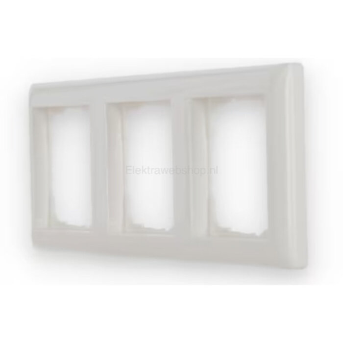 Gira Gira Afdekraam 3 voudig Zuiver wit (hagelwit) 021303