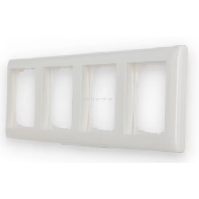 Gira Gira Afdekraam 4 voudig Zuiver wit (hagelwit) 021403