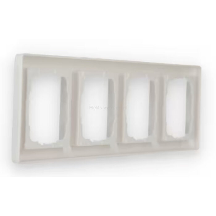 Gira Gira Afdekraam 4 voudig Zuiver wit (hagelwit) 021403