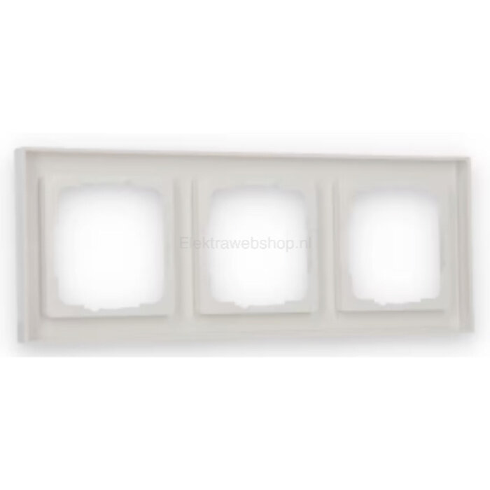Gira Gira E2 Afdekraam 3 voudig zuiver wit (hagelwit) 021329