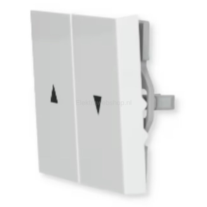 Gira Gira Bedieningswip rolluikschakelaar druk Zuiver wit (hagelwit) 029403