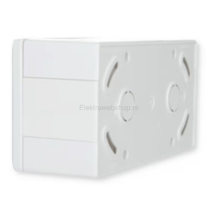 Gira Gira Opbouwrand 2V Zuiver wit (hagelwit) 106203