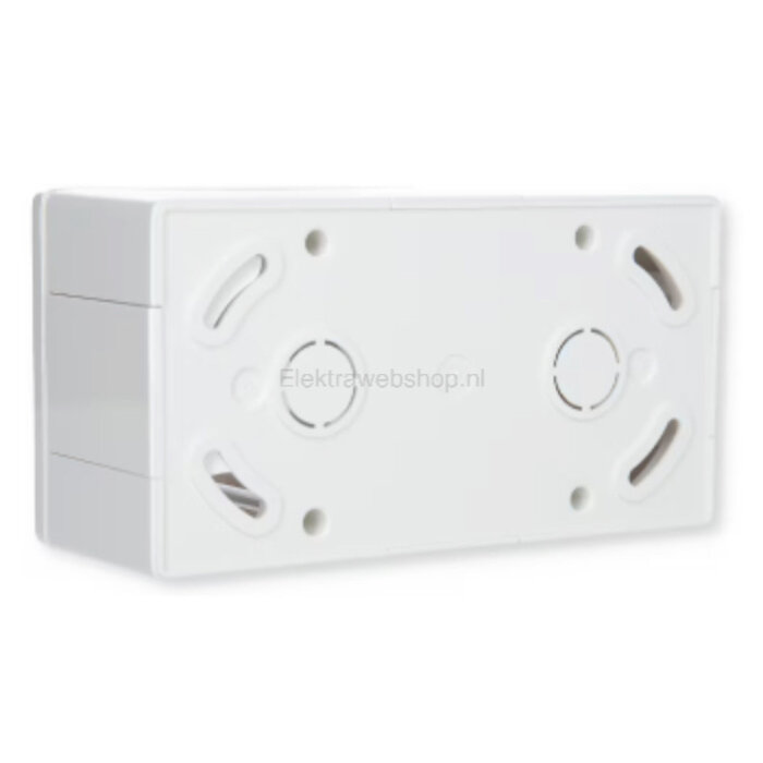 Gira Gira Opbouwrand 2V Zuiver wit (hagelwit) 106203