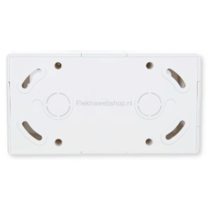 Gira Gira Opbouwrand 2V Zuiver wit (hagelwit) 106203