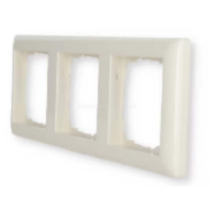 Gira Gira Afdekraam 3 voudig Wit (creme) 021301