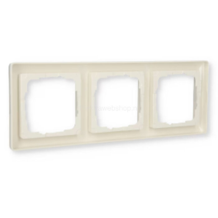 Gira Gira Afdekraam 3 voudig Wit (creme) 021301