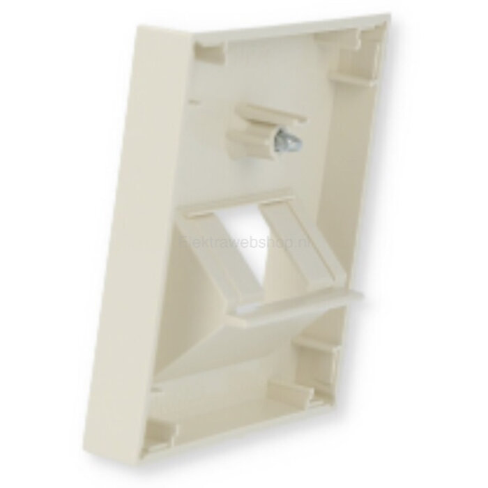 Gira Gira Afdekplaat RJ45 / RJ11 voor enkel en dubbel element Wit (creme) 027001