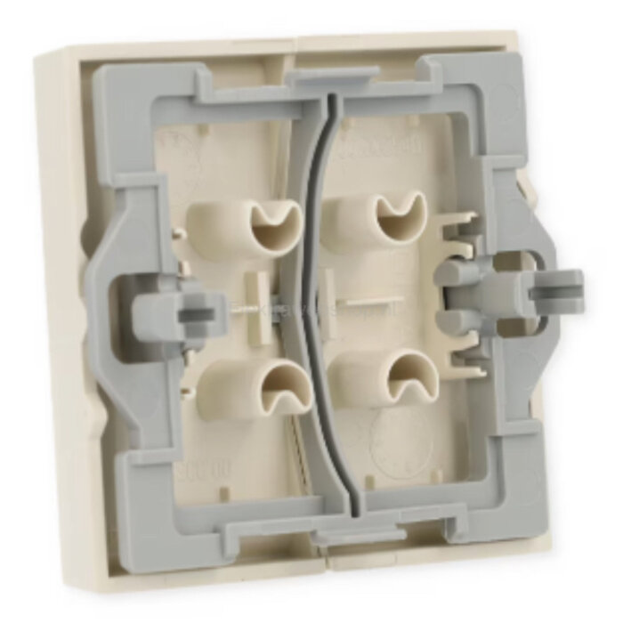 Gira Gira Bedieningswip rolluikschakelaar druk Wit (creme) 029401