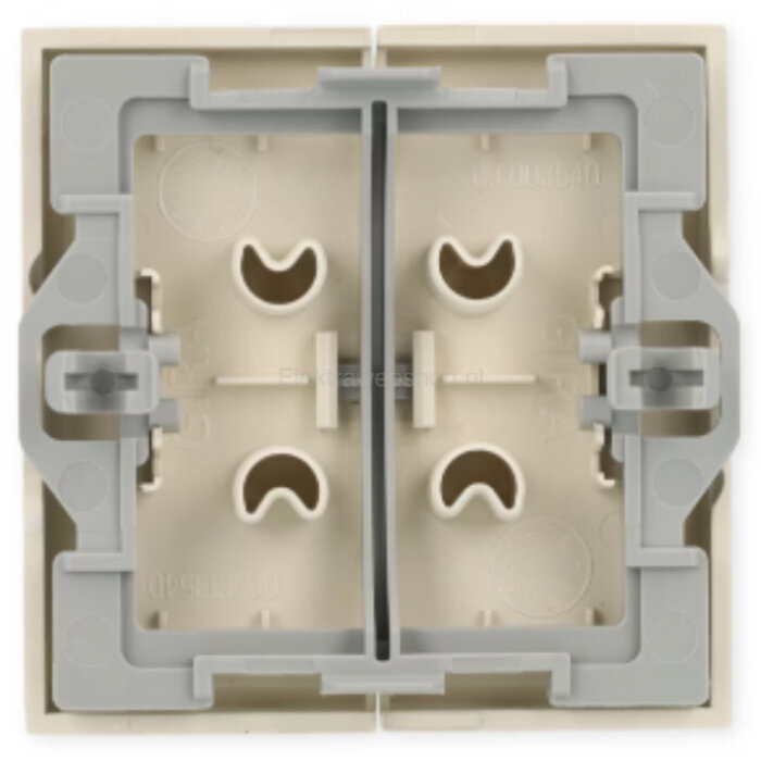 Gira Gira Bedieningswip rolluikschakelaar druk Wit (creme) 029401