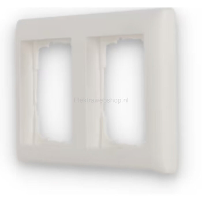 Gira Gira Afdekraam 2 voudig Zuiver wit (hagelwit) MAT 021204