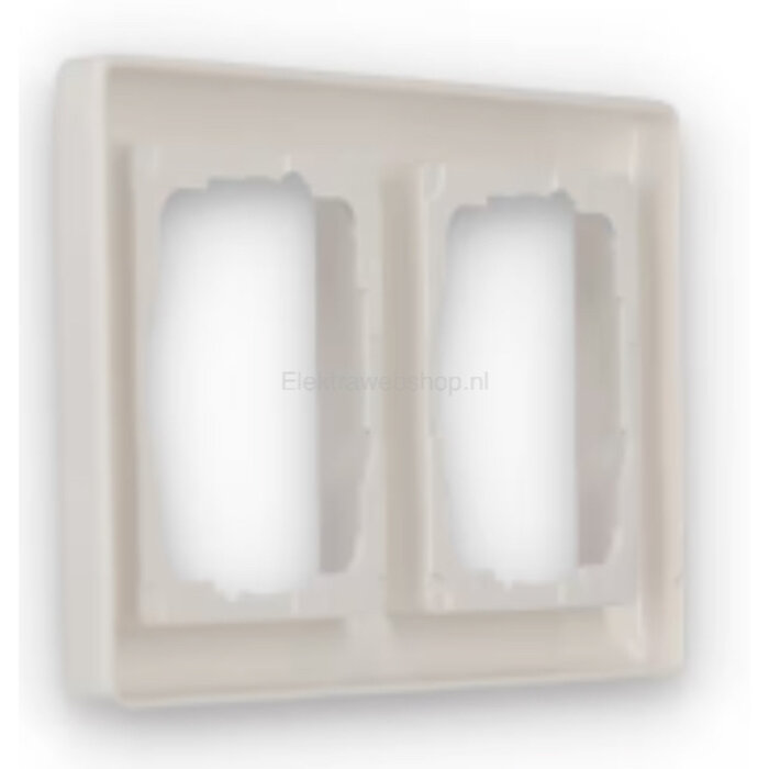 Gira Gira Afdekraam 2 voudig Zuiver wit (hagelwit) MAT 021204