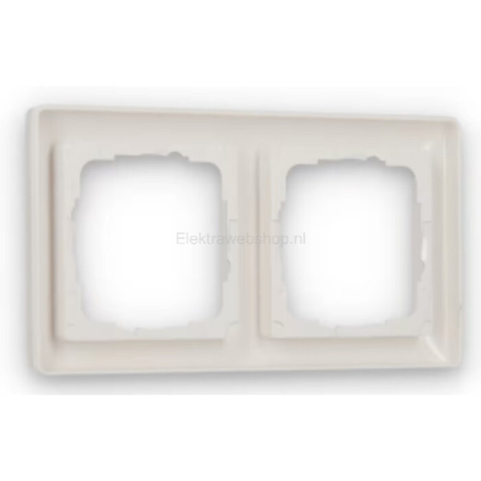 Gira Gira Afdekraam 2 voudig Zuiver wit (hagelwit) MAT 021204