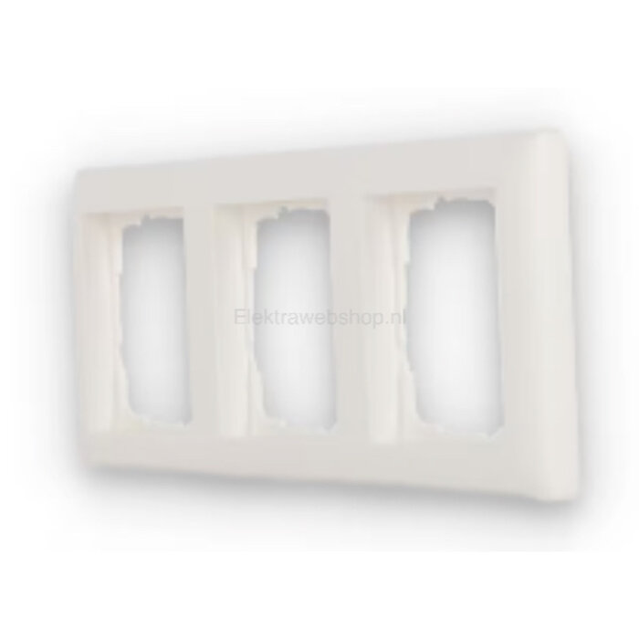 Gira Gira Afdekraam 3 voudig Zuiver wit (hagelwit) MAT 021304