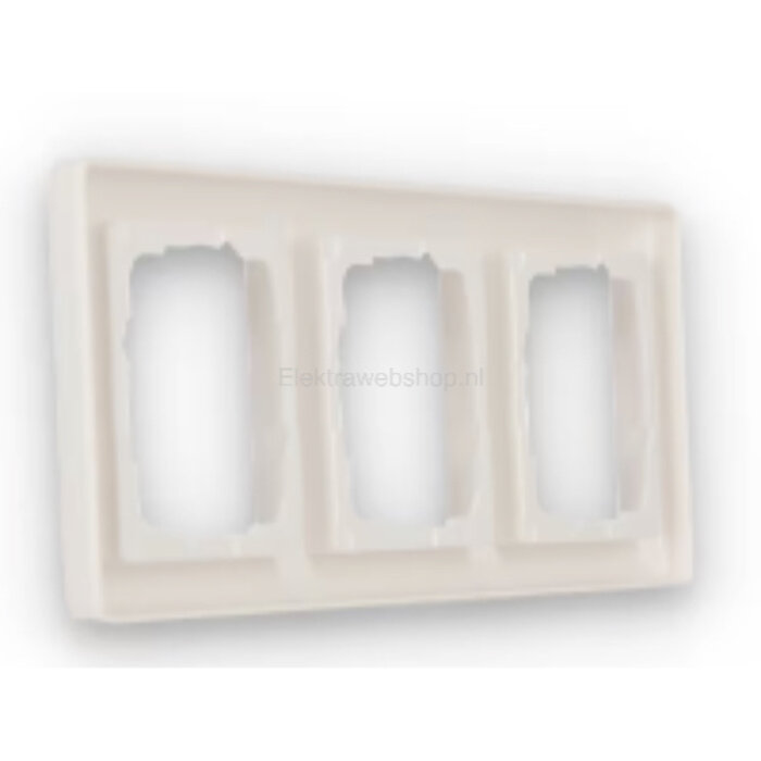 Gira Gira Afdekraam 3 voudig Zuiver wit (hagelwit) MAT 021304