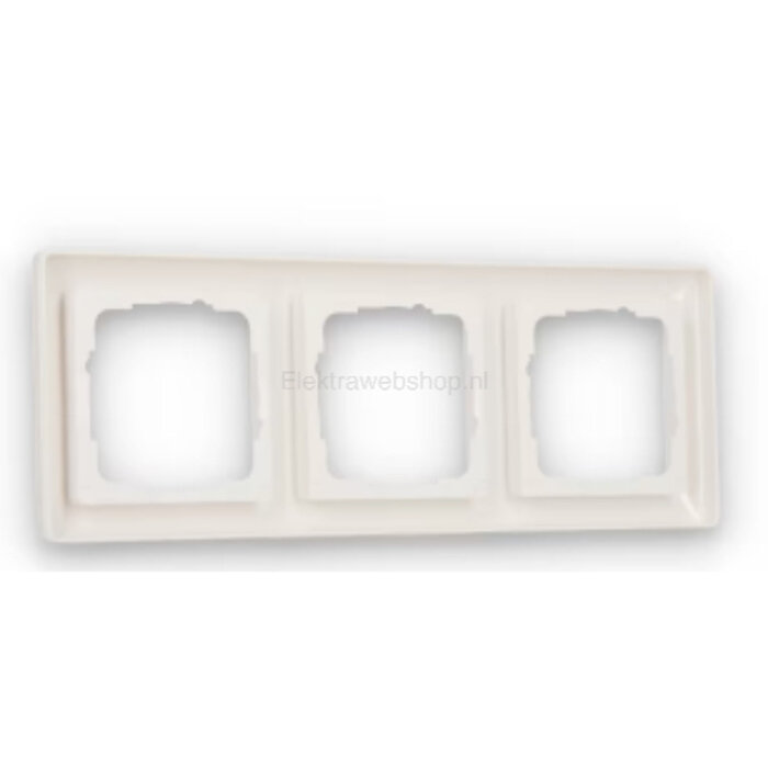 Gira Gira Afdekraam 3 voudig Zuiver wit (hagelwit) MAT 021304