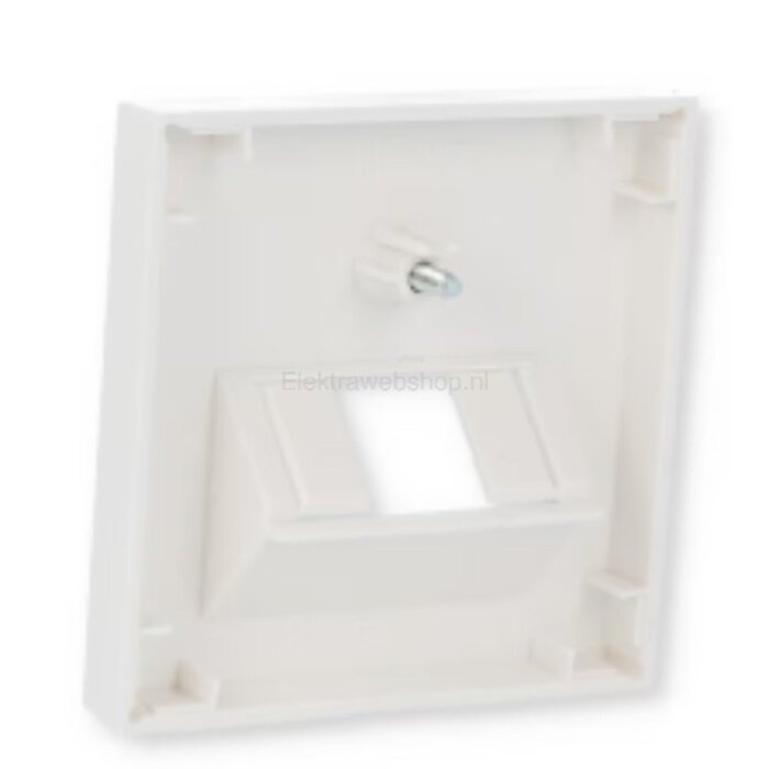 Gira Gira Afdekplaat RJ45 / RJ11 voor enkel en dubbel element Zuiver wit (hagelwit) MAT 027027