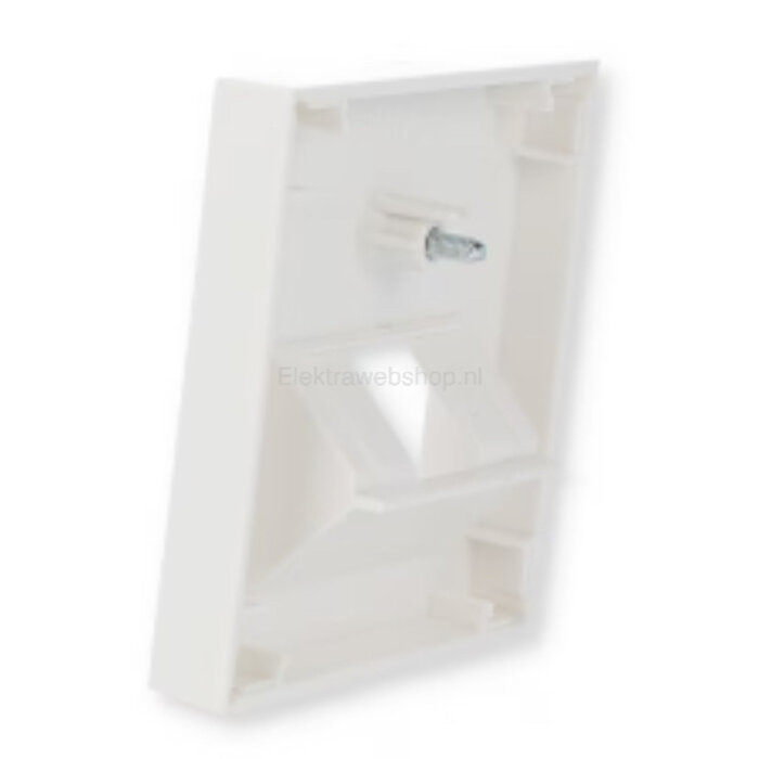 Gira Gira Afdekplaat RJ45 / RJ11 voor enkel en dubbel element Zuiver wit (hagelwit) MAT 027027