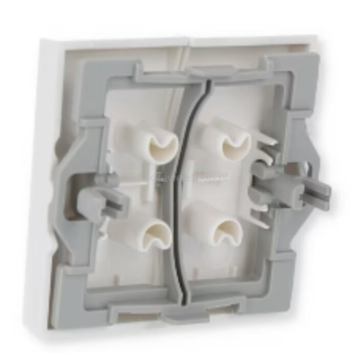 Gira Gira Bedieningswip rolluikschakelaar druk Zuiver wit (hagelwit) MAT 029427
