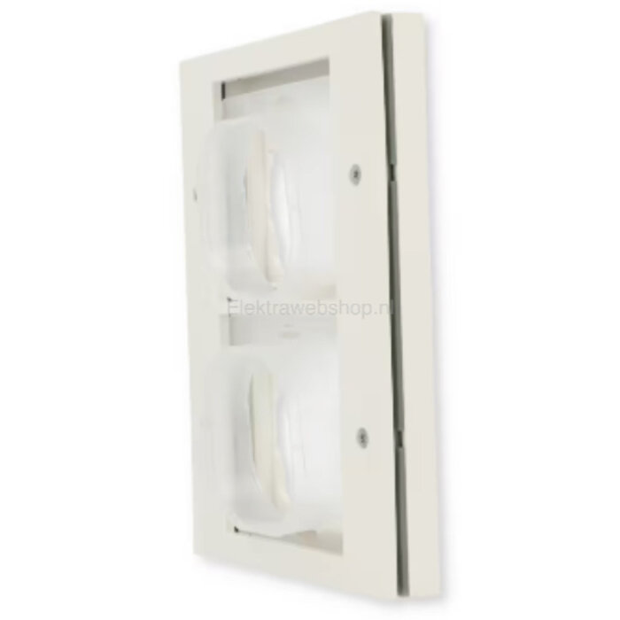 Gira Gira TX44 waterdicht Afdekraam 2 voudig Zuiver wit (hagelwit) 021266