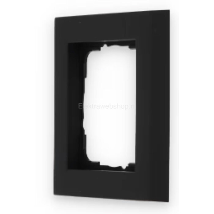 Gira Gira E2 afdekraam 1-voudig Mat Zwart 021109