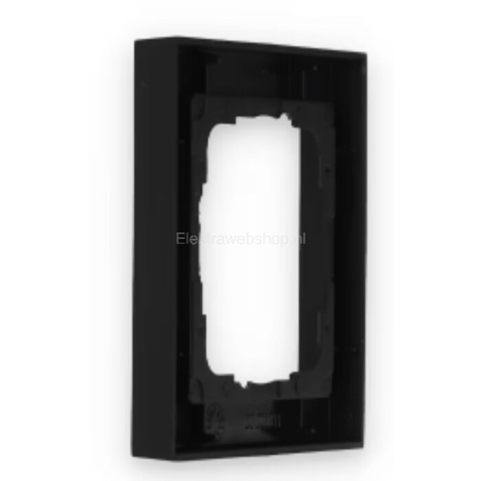 Gira Gira E2 afdekraam 1-voudig Mat Zwart 021109