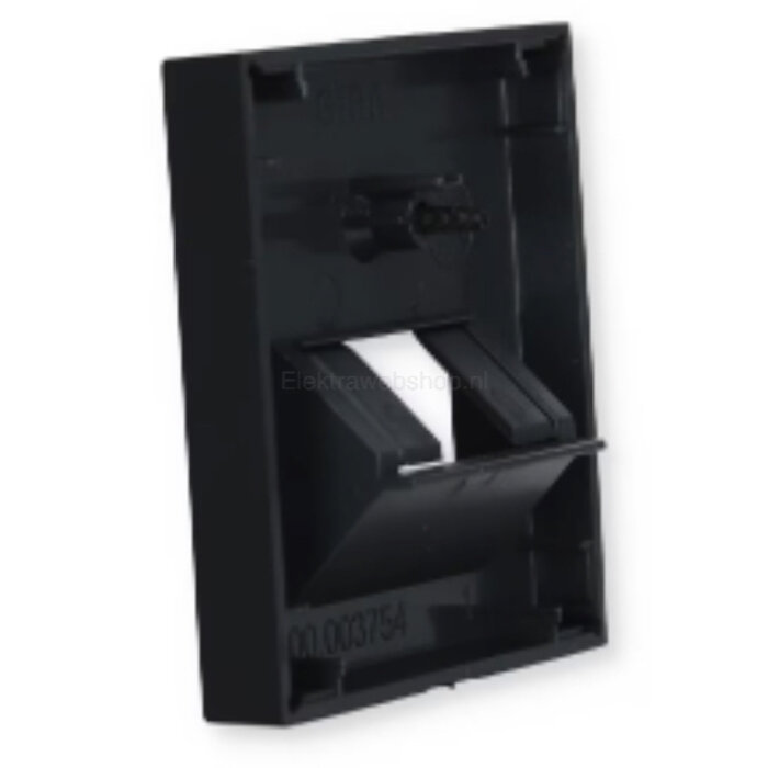 Gira Gira Afdekplaat RJ45 / RJ11 Mat Zwart 0270005