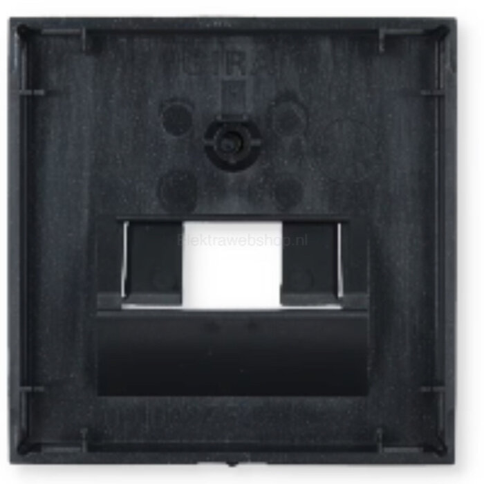Gira Gira Afdekplaat RJ45 / RJ11 Mat Zwart 0270005