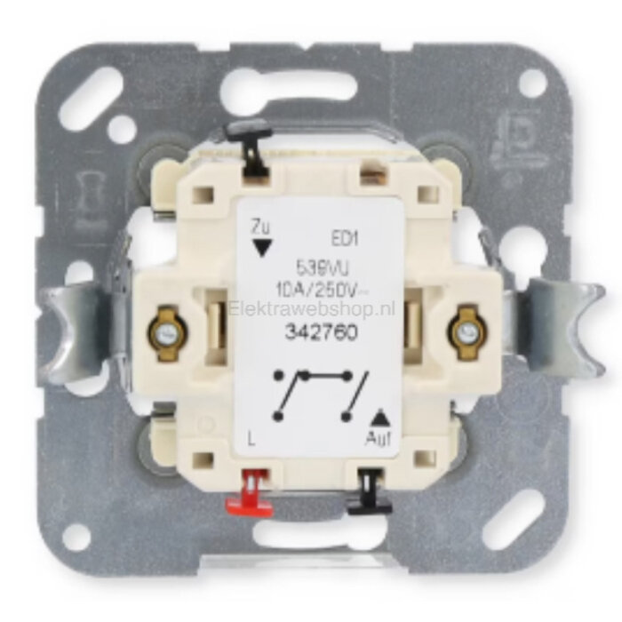 Jung Jung DRUK-schakelaar jaloezie / rolluik 539VU