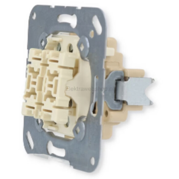 Jung Jung Dubbele pulsschakelaar (serie) met gescheiden circuit 539U