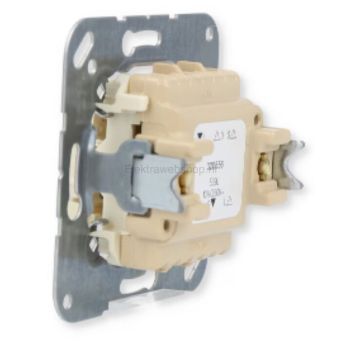 Jung Jung Dubbele pulsschakelaar (serie) met gescheiden circuit 539U