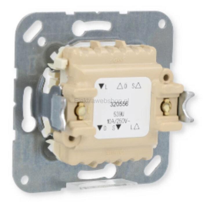 Jung Jung Dubbele pulsschakelaar (serie) met gescheiden circuit 539U