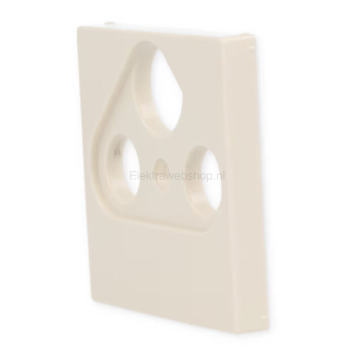 Jung Jung Inzetplaat COAX +SATELLIET creme wit A561PLSAT