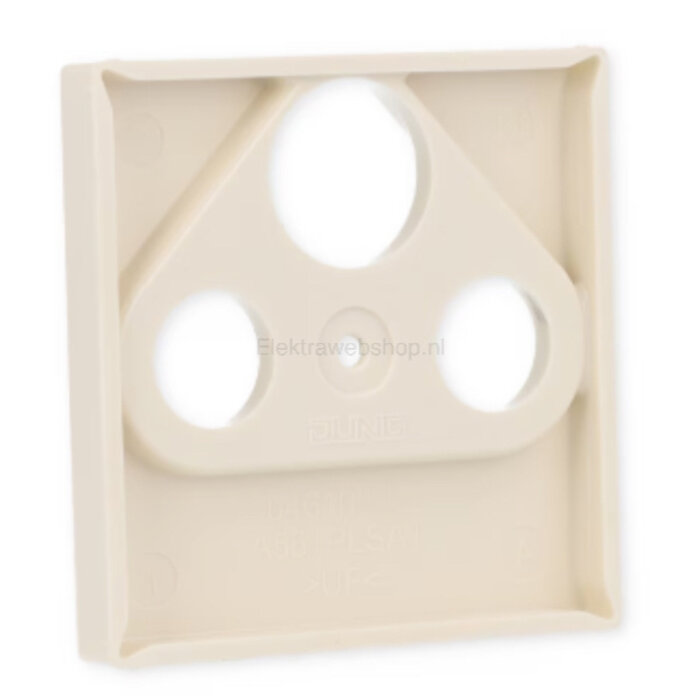 Jung Jung Inzetplaat COAX +SATELLIET creme wit A561PLSAT