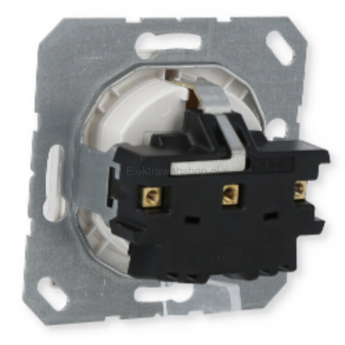 Jung Jung Wandcontactdoos met klepje alpinwit (hagelwit) AS1520NKLWW