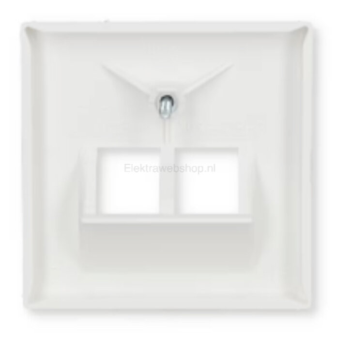 Jung Jung Afdekplaat 2xRJ45/RJ11 Alpinwit (hagelwit) A569-2BFPLUAWW