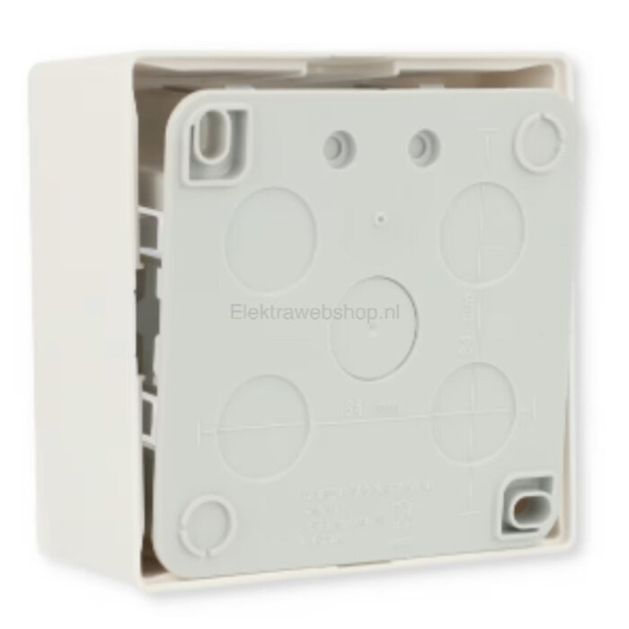 Jung Jung Opbouwrand 1V Alpinwit (hagelwit) AS581AWW