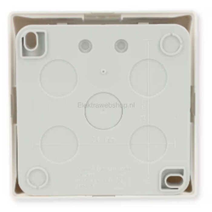 Jung Jung Opbouwrand 1V Alpinwit (hagelwit) AS581AWW