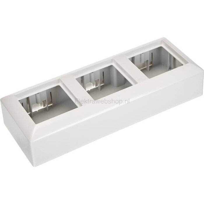 Jung Jung Opbouwrand 3V Alpinwit (hagelwit) AS583AWW