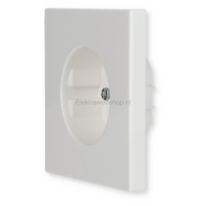 Jung Jung LS990 losse centraalplaat wandcontactdoos alpinwit LS1520PLWW