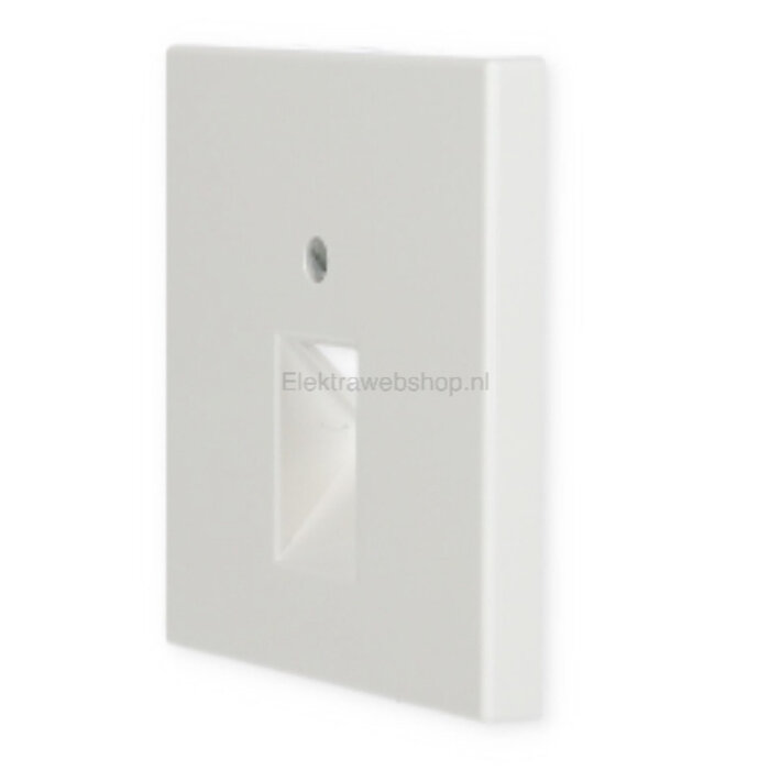 Jung Jung LS990 afdekplaat 1xRJ45/RJ11 alpinwit (hagelwit) LS969-1UAWW