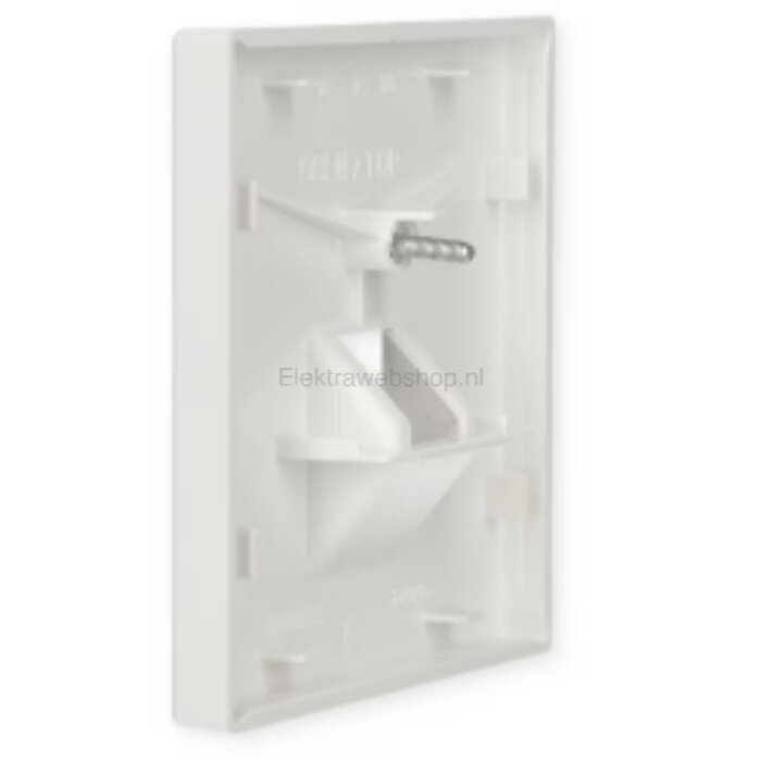 Jung Jung LS990 afdekplaat 1xRJ45/RJ11 alpinwit (hagelwit) LS969-1UAWW