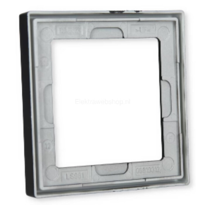 Jung Jung LS990 afdekraam 1-voudig grafietzwart mat LS981SWM