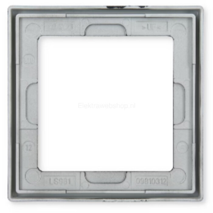 Jung Jung LS990 afdekraam 1-voudig grafietzwart mat LS981SWM